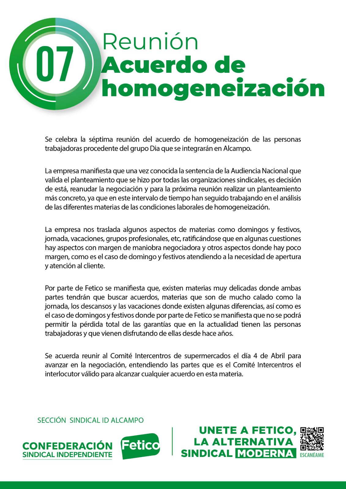 7 reunion homogeneización